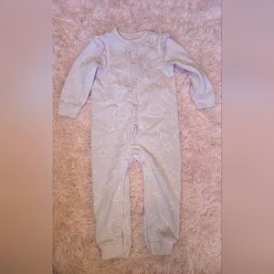 Cloud Island Lavender Star and Cloud Footie